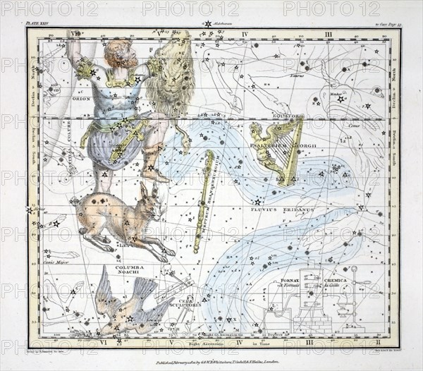 The Constellations (Plate XXIV), 1822.