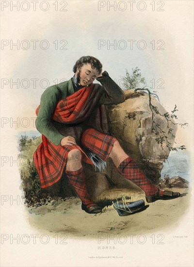 Munro, from The Clans of the Scottish Highlands, pub. 1845 (colour lithograph)