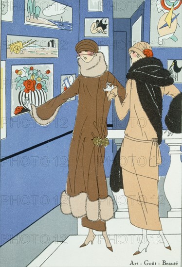 Day Dresses from Art, Gout, Beate, pub. 1923 (pochoir print)
