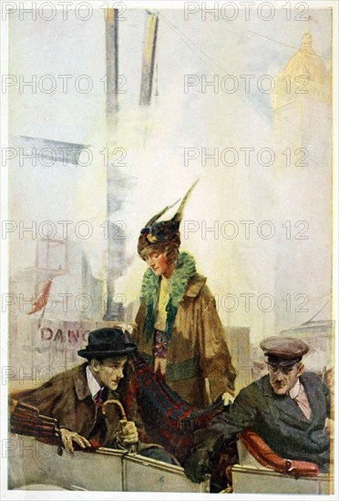 The Home-Coming of Bibbs, from The Turmoil, pub. 1915. Creator: Charles Edward Chambers (1883 - 1941).