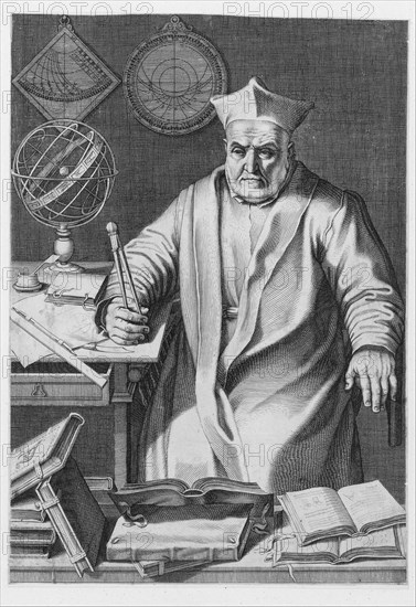 Portrait of Cardinal Christopher Clavius , 1606. Creator: Italian School (17th Century).