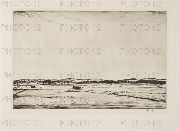 Sussex Downs, pub. 1926. Creator: Christopher Richard Wynne Nevinson (1889 ? 1946) .