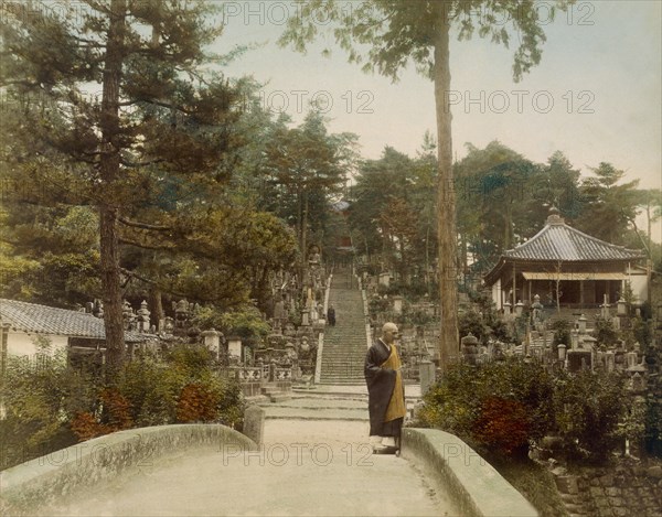 Kurodani Graves, Kyoto, c1890s. Creator: Japanese Photographer (19th Century).