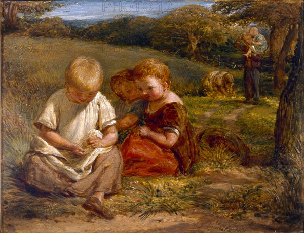 The Wildflower Gatherers, 1831. Creator: John Linnell (1792-1882).