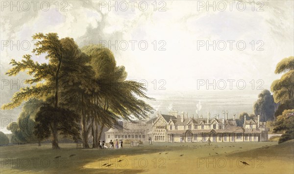 Windsor Park: the Royal Lodge, c1827-30. Creator: William Daniell (1769-1837).