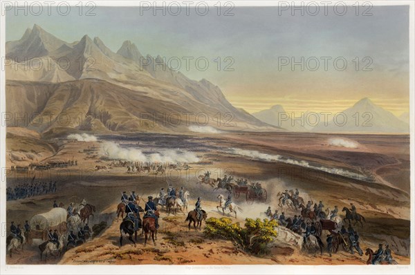 Battle of Buena Vista, pub. 1851. Creator: Carl Nebel (1805 - 1855).