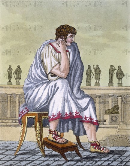 Roman Citizen, pub. 1796. Creator: Jacques Grasset de Saint-Sauveur (1757-1810).