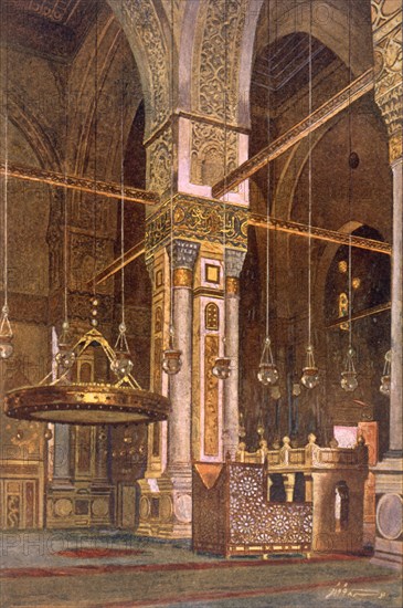 Mosque of Al-Rifa'l, pub. 1949. Creator: Alhusain Fawzy (19th century).