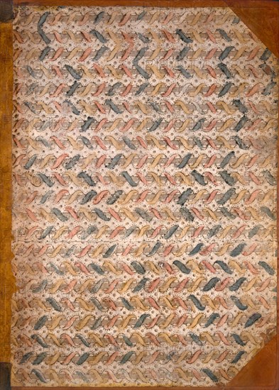 Marble endpaper, 1950s. Creator: English School (20th Century).