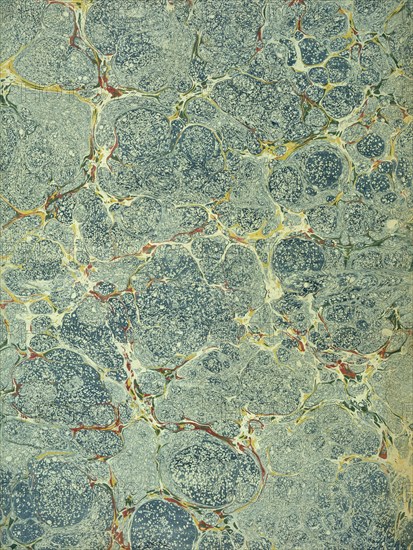 Marble endpaper, 1950s. Creator: English School (20th Century).