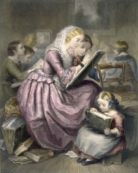 The Drawing School, c1835. Creator: French School (19th century).
