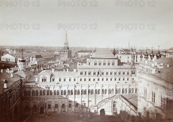 Facade of the Terem Palace in the Kremlin, Moscow, Russia.  Artist: Michail Michailovich Panov