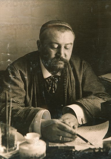 Alexander Kuprin, Russian author, early 20th century. Artist: Karl Karlovich Bulla