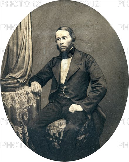 Yakov Groth, Russian philologist and linguist, 1860s. Artist: Unknown