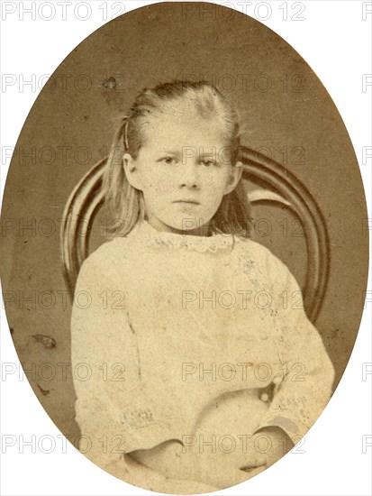 Lyubov Dostoyevskaya, daughter of the author Fyodor Dostoevsky, 1870s. Artist: Unknown