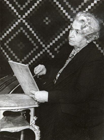 Olga Forsh, Russian author, mid 20th century. Artist: Unknown