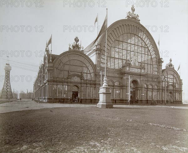 Machines corner, the All-Russia Exhibition, Nizhny Novgorod, Russia, 1896. Artist: Maxim Dmitriev