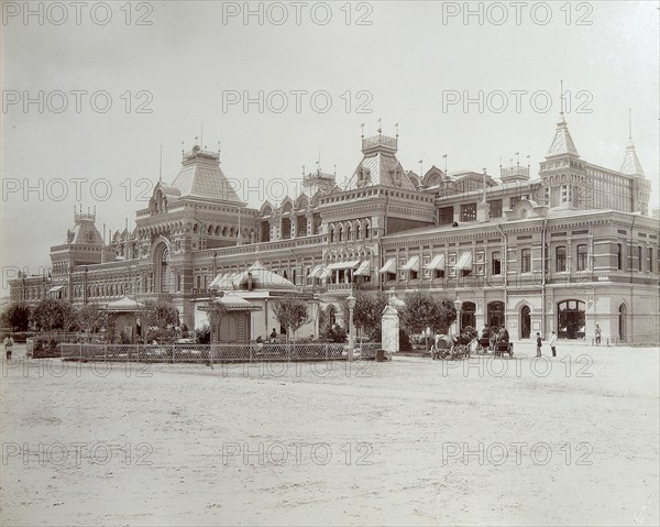 Main fair building, the All-Russia Exhibition, Nizhny Novgorod, Russia, 1896.  Artist: Maxim Dmitriev