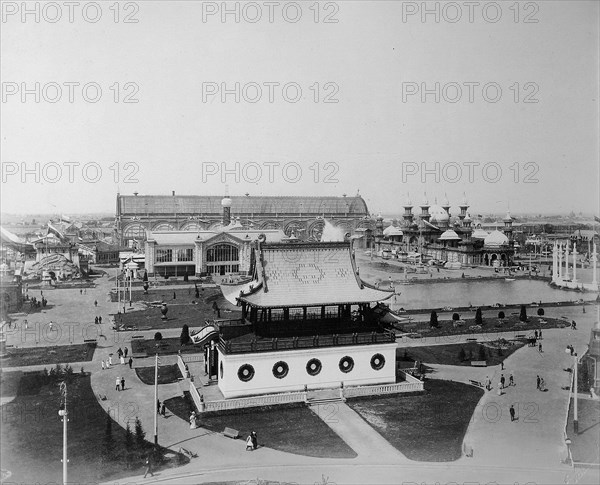 General view, the All-Russia Exhibition, Nizhny Novgorod, Russia, 1896.  Artist: Maxim Dmitriev