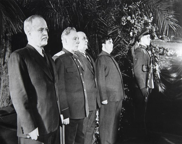 Funeral of Joseph Stalin, Moscow, USSR, March 1953. Artist: Unknown