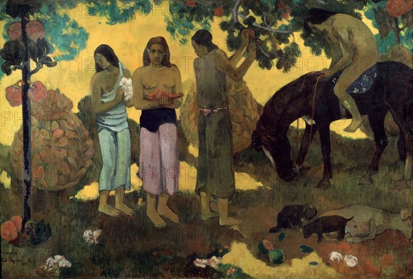 'Rupe Rupe (Fruit Gathering)', 1899. Artist: Paul Gauguin