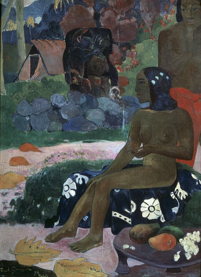 'Vairaumati Tei Oa (Her Name is Vairaumati)', 1892. Artist: Paul Gauguin