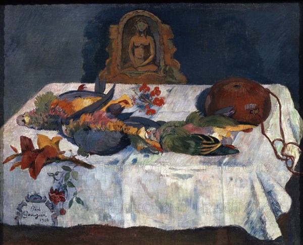 'Still life with Parrots', 1902.  Artist: Paul Gauguin