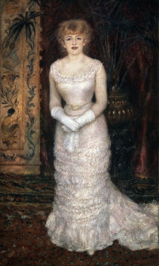 'Portrait of the Actress Jeanne Samary', 1878. Artist: Pierre-Auguste Renoir