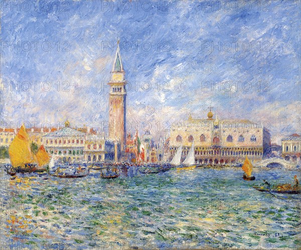 'Venice, (The Doge's Palace)', 1881.  Artist: Pierre-Auguste Renoir