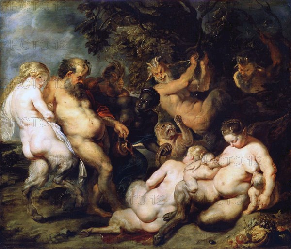 'Bacchanalia', c1615. Artist: Peter Paul Rubens