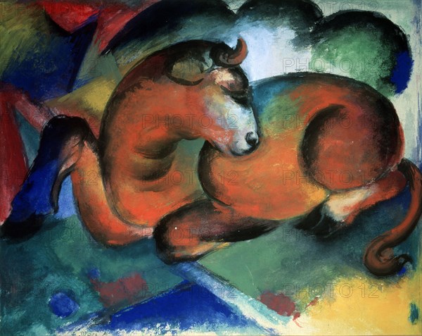 'Red Bullock', 1912-1913.  Artist: Franz Marc