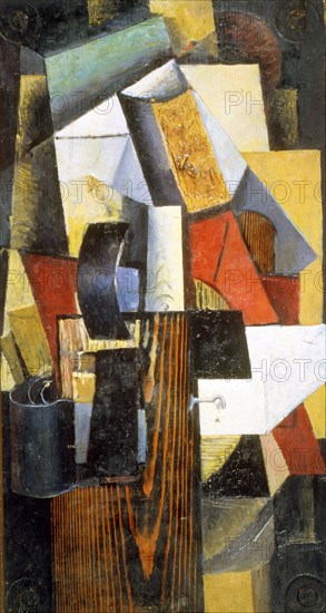 'The Nonstop Station. Kuntsevo', 1913. Artist: Kazimir Malevich