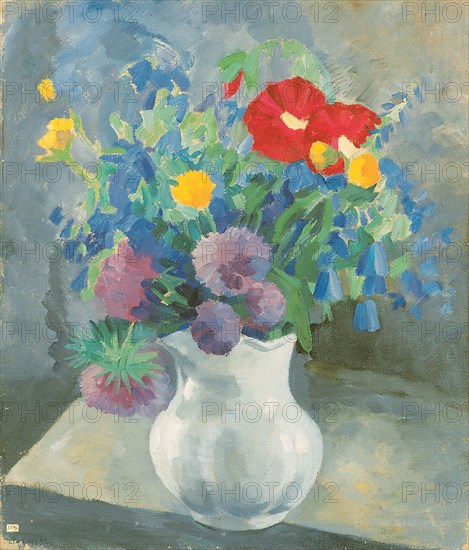 'Flowers', 1925. Artist: Petr Savvic Utkin
