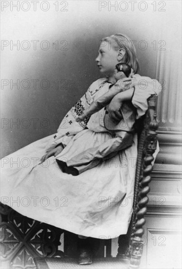 Grand Duchess Vera Constantinovna of Russia, c1861-c1865(?). Artist: Unknown