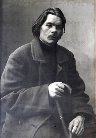 Maxim Gorky, Russian author, c1901-c1902. Artist: Unknown