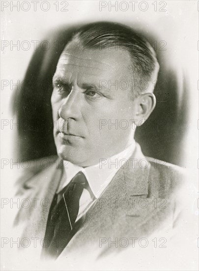 Mikhail Bulgakov, Russian author, 1930s. Artist: Anon