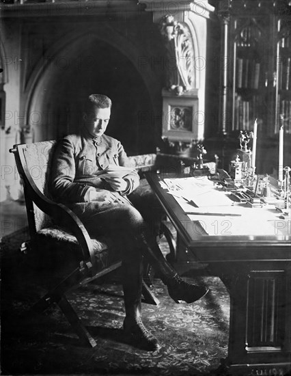 Alexander Kerensky, Prime Minister of the Russian Provisional Government, Russia, 1917.  Artist: Anon