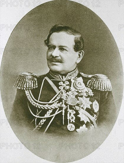 Prince Vladimir Dolgorukov, Mayor of Moscow, 1873. Artist: Unknown