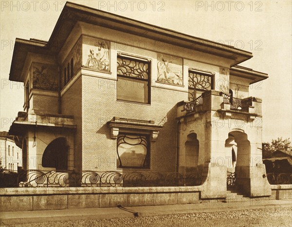 Ryabushinsky House, Malaya Nikitskaya Street, Moscow, Russia, 1902. Artist: Unknown