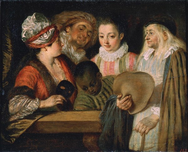 'Actors of the Comédie Française', 1711-1712.  Artist: Jean-Antoine Watteau