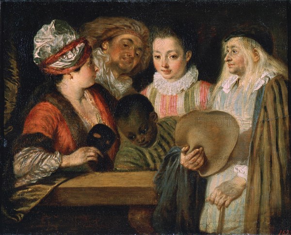 'Actors of the Comédie Française', 1711-1712. Artist: Jean-Antoine Watteau