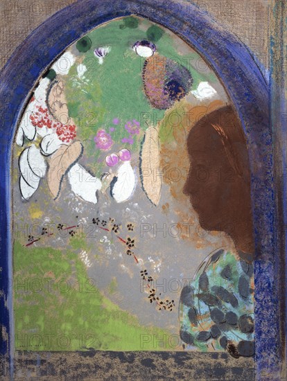'Woman at the Window', 1903-1908. Artist: Odilon Redon