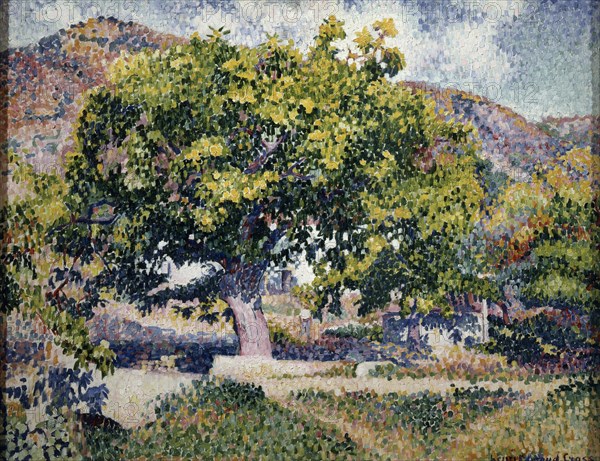 'Near my House', 1906.  Creator: Henri-Edmond Cross.