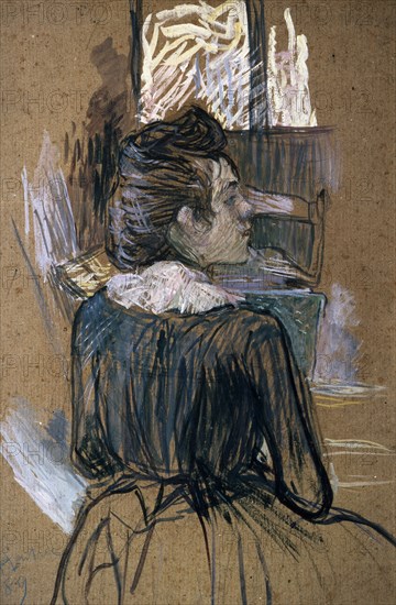 'Woman at a Window', 1889.  Artist: Henri de Toulouse-Lautrec