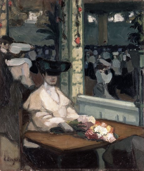 'Waiting, Moulin de la Galette', 1905. Artist: Edmond Lempereur