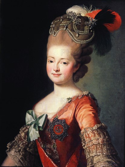 'Portrait of Empress Maria Feodorovna', late 18th or early 19th century. Artist: Anon