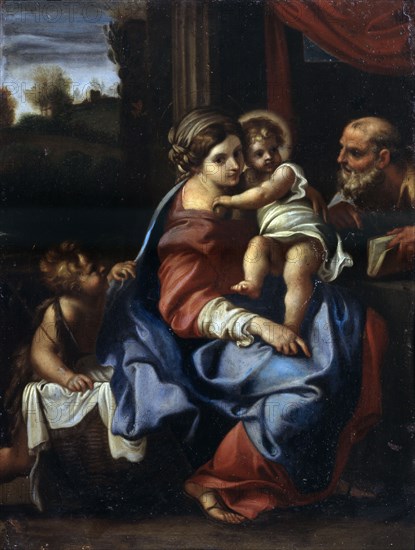 'The Holy Family with John the Baptist as a Boy', late 16th or early 17th century.  Artist: Annibale Carracci