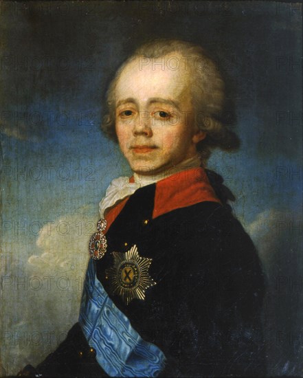 Grand Duke Pavel Petrovich of Russia, late 18th century. Artist: Jean Louis Voille
