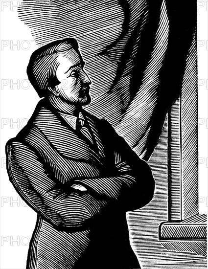 Heinrich Heine, 19th century German poet, 1934.  Artist: Georgi Yecheistov