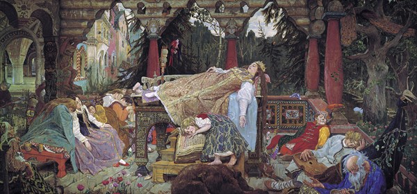 'Sleeping Beauty', 1900-1926.  Artist: Viktor Mihajlovic Vasnecov